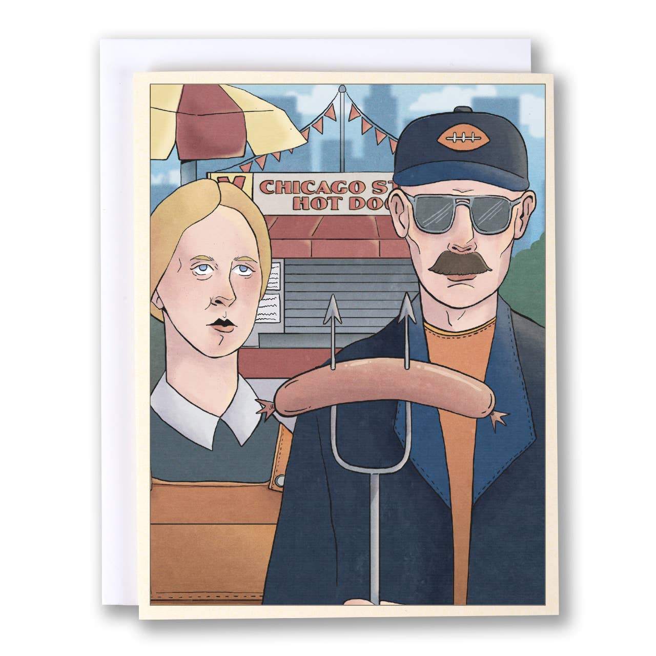 Chicago Gothic - Greeting Card