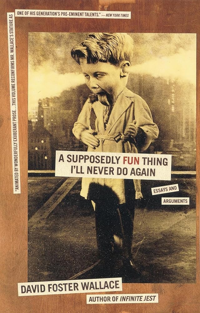 A Supposedly Fun Thing I'll Never Do Again: Essays and Arguments cover image