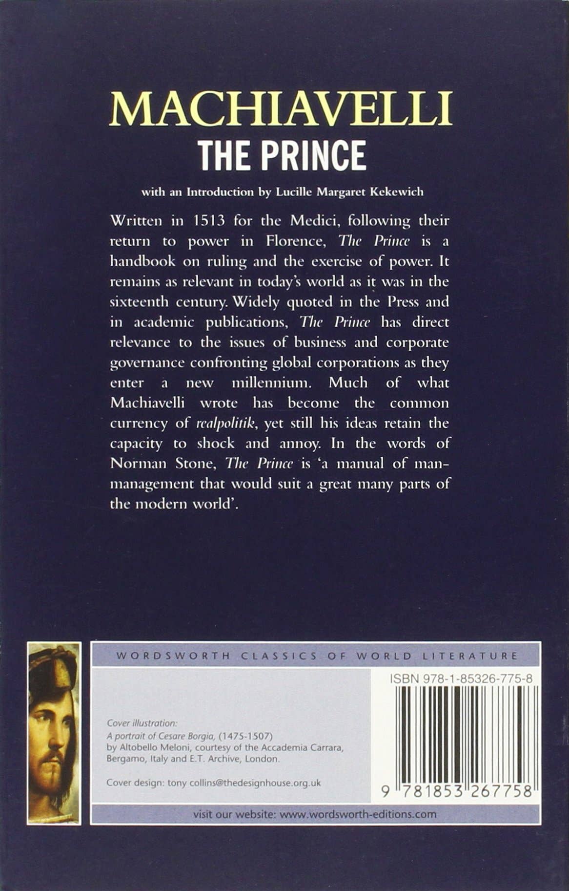 The Prince | Machiavelli |Wordsworth World Literature | Book